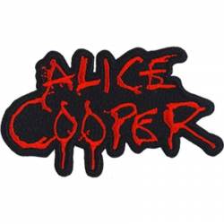 Alice Cooper Logo - Embroidered Iron-On Patch