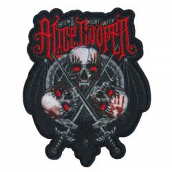 Alice Cooper Vampire Skulls - Embroidered Iron-On Patch