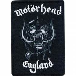 Motorhead Englad - Embroidered Iron-On Patch