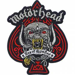 Motorhead Metallic Ace of Spades - Embroidered Iron-On Patch