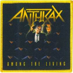 Anthrax Among the Living - Embroidered Iron-On Patch