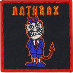 Anthrax Devil Man - Embroidered Iron-On Patch