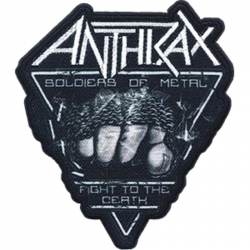 Anthrax Fist Full of Metal - Embroidered Iron-On Patch