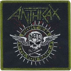 Anthrax Military Circle - Embroidered Iron-On Patch