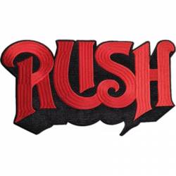 Rush Logo Large Oversized - Embroidered Iron-On Patch