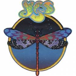 Yes Dragonfly - Embroidered Iron-On Patch