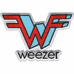 Weezer W Logo - Embroidered Iron-On Patch