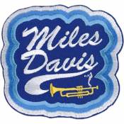 Miles Davis Trumpet - Embroidered Iron-On Patch