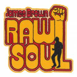 James Brown Raw Soul - Embroidered Iron-On Patch