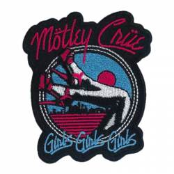 Motley Crue Girls Girls Girls - Embroidered Iron-On Patch