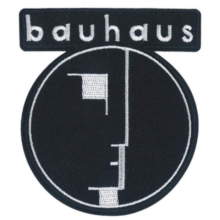 Bauhaus Logo - Embroidered Iron-On Patch at Sticker Shoppe