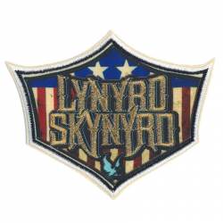 Lynyrd Skynyrd Shield - Embroidered Iron-On Patch