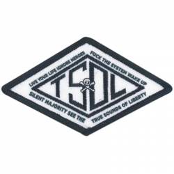 T.S.O.L. Diamond  - Embroidered Iron-On Patch