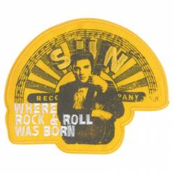 Elvis Presley R&R Born - Embroidered Iron-On Patch