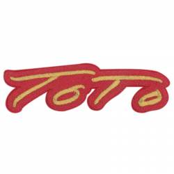 Toto Logo - Embroidered Iron-On Patch