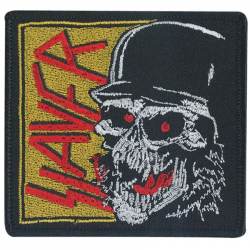 Slayer Laughing Skull - Embroidered Iron-On Patch