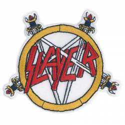 Slayer Pentagram - Embroidered Iron-On Patch