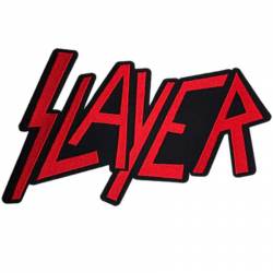 Slayer Logo Large Oversized - Embroidered Iron-On Patch