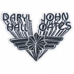 Hall & Oates Wings Logo - Embroidered Iron-On Patch