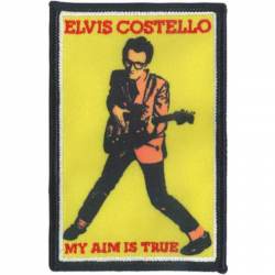 Elvis Costello My Aim Is True - Embroidered Iron-On Patch