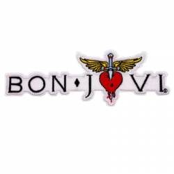 Bon Jovi Logo - Embroidered Iron-On Patch