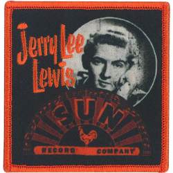 Jerry Lee Lewis x Sun Records - Embroidered Iron-On Patch