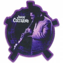 John Coltrane Music Circle - Embroidered Iron-On Patch