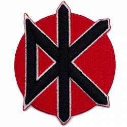 Dead Kennedys Logo Raised 3D - Embroidered Iron-On Patch