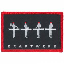 Kraftwerk Pixels - Embroidered Iron-On Patch