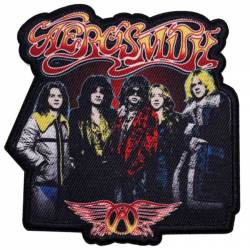 Aerosmith Group Shot - Embroidered Iron-On Patch
