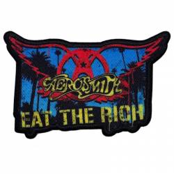 Aerosmith Eat The Rich - Embroidered Iron-On Patch