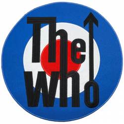 The Who Target Logo Large Oversized - Embroidered Iron-On Patch