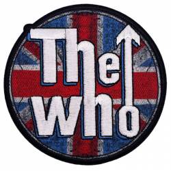 The Who Union Jack Logo - Embroidered Iron-On Patch