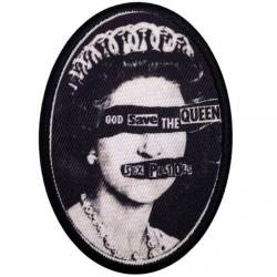 Sex Pistols God Save The Queen - Embroidered Iron-On Patch