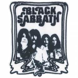 Black Sabbath Poster - Embroidered Iron-On Patch