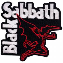 Black Sabbath Demon Logo - Embroidered Iron-On Patch