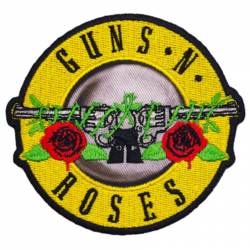 Guns N Roses Bullet - Embroidered Iron-On Patch