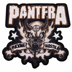 Pantera Hostile - Embroidered Iron-On Patch