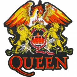 Queen Classic Crest Extra Large Oversized - Embroidered Iron-On Patch