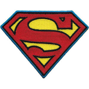 Superman Logo - Embroidered Patch at Sticker Shoppe