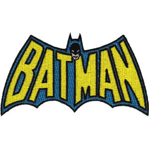 Batman Cape Logo - Embroidered Patch at Sticker Shoppe