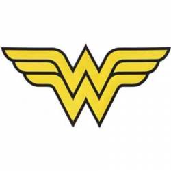 DC Comics Originals Wonder Woman Logo Large Oversized - Embroidered Iron-On Patch