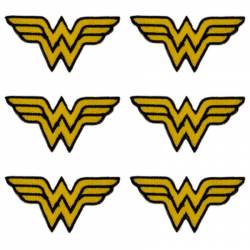 DC Comics Originals Wonder Woman - Set of 6 Mini Embroidered Iron-On Patches