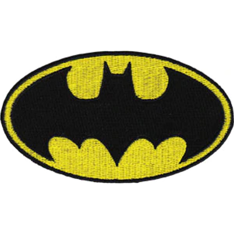 Batman Logo - Large Embroidered Iron-On Patch at Sticker Shoppe