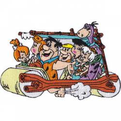 The Flintstones Family Car - Embroidered Patch