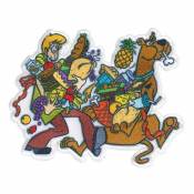 Scooby Doo Shaggy & Scooby with Food - Embroidered Iron-On Patch