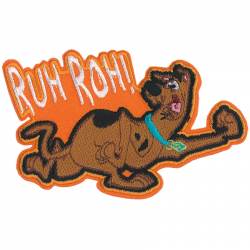 Scooby Doo Ruh Roh - Embroidered Iron-On Patch