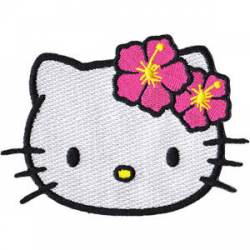 Hello Kitty Head Shot - Embroidered Patch