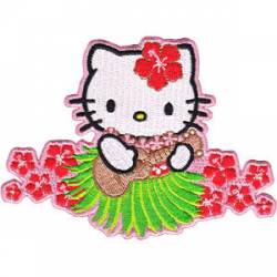 Hello Kitty Ukelele - Embroidered Patch