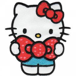 Hello Kitty Bow - Embroidered Patch